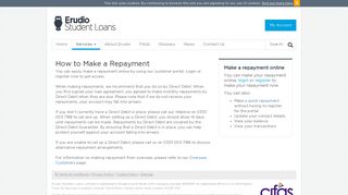 How to make a repayment - Erudio Student Loans