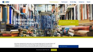 Retrieve Your Policy Documents - ERV Travel Insurance