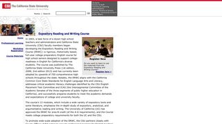 Expository Reading and Writing Course | CSU