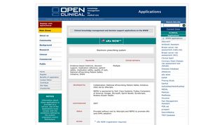 OpenClinical Applications: eRx NOW - Openclinical.org