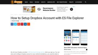 How to Setup Dropbox Account with ES File Explorer - TheAndroidPortal