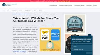 Wix vs Weebly: Which Should You Choose to Build Your Site? (Feb 19)