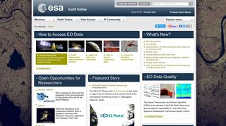 ESA Earth Observation Data - Earth Online - ESA