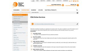 ESA Online Services - EsaSafe