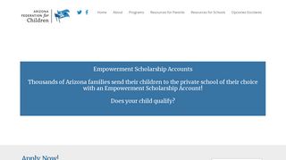 ESA - Arizona Federation for Children