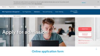 Application Form | MSc Programmes in Management | ESADE