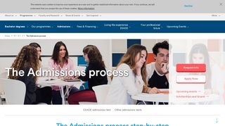 Degree Programmes Admissions Process | ESADE