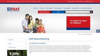 ESAF Beyond Banking - ESAF Small Finance Bank