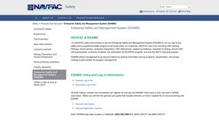 Enterprise Safety and Management System (ESAMS)