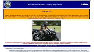 Navy Motorcycle Rider