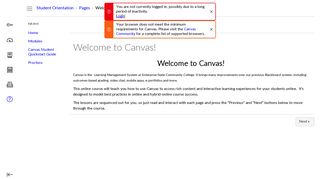 Welcome to Canvas!: Canvas Student Orientation ... - Canvas Login