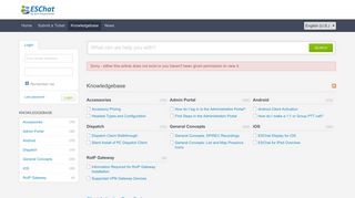 Log In to the Administrative Portal - Powered by Kayako Help ... - ESChat