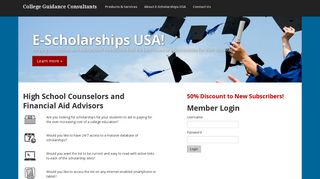 College Guidance Consultants: E-Scholarships USA!