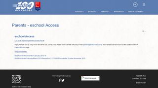 Parents - eschool Access - Belvidere School District 100