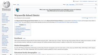 Waynesville School District - Wikipedia
