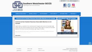 eSchoolData Login Art Contest 2018 - Southern Westchester BOCES