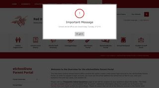 eSchoolData Parent Portal / Portal Overview