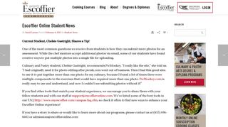 Escoffier Online Student News - Escoffier Online International Culinary ...