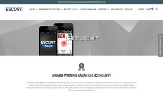 Escort Live! App - ESCORT Radar