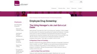 Employee Drug Screening - eScreen.com