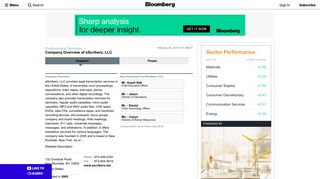 eScribers, LLC: Private Company Information - Bloomberg