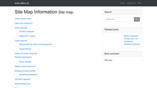 Site Map Information- Sitemap 13
