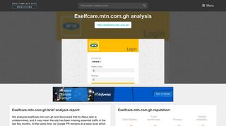 Eselfcare MTN. MTN Online Services - Popular Website Reviews