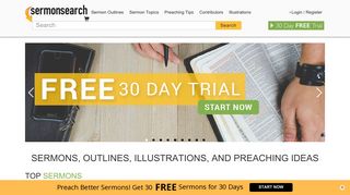 Trending Free Sermon Outlines & Illustrations for Preaching Ideas
