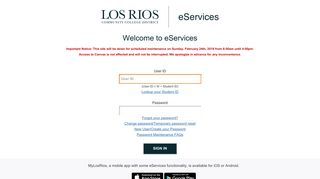 Los Rios eServices - Los Rios Community College District