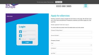 Apply for eServices - Fuel Card Services