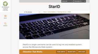 StarID | St. Cloud Technical Community College