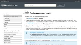 ESET Business Account portal - ESET Online help