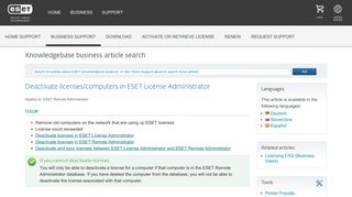 Deactivate licenses/computers in ESET License Administrator—ESET ...