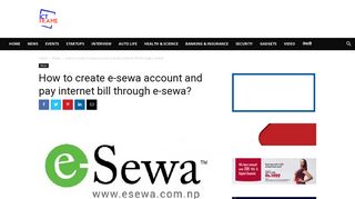 eSewa-Nepal First Online Payment Service Provider. - ICT Frame