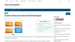 Create eSewa Account and Verify Nepal - Time and Update