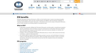 Education Minnesota - ESI member benefits