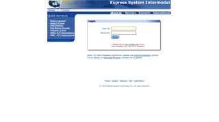 Login - Express System Intermodal, Inc.