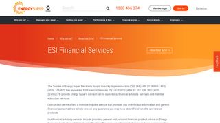 ESI Financial Services - Energy Super