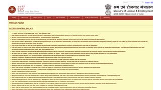 Employees' State Insurance Corporation - Portal Application
