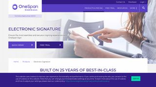 Electronic Signature | OneSpan - eSignLive