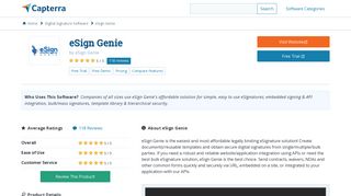 eSign Genie Reviews and Pricing - 2019 - Capterra