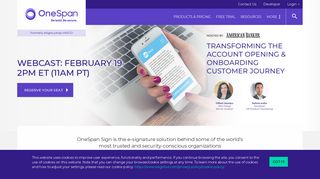 E-Signature, Electronic Signature and Apps | OneSpan
