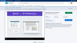 OneSpan Sign for Salesforce - formerly eSignLive (eSignature, e-sign ...