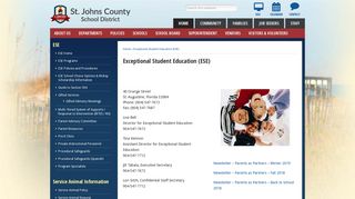 Exceptional Student Education (ESE) | St. Johns County School District