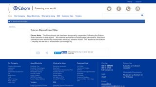 Eskom Recruitment Site - Our Company