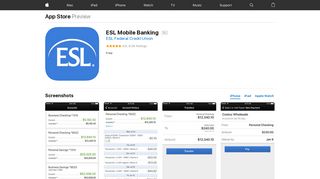 ESL Mobile Banking on the App Store - iTunes - Apple