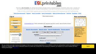 ESL Printables: English worksheets, lesson plans and other resources