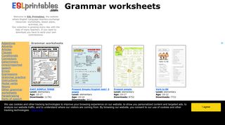 Grammar worksheets - ESL Printables