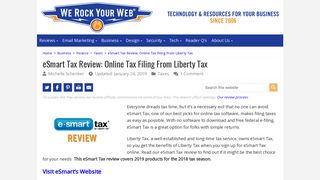 eSmart Tax Review: Online Tax Filing From Liberty Tax