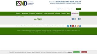 myESMO | ESMO